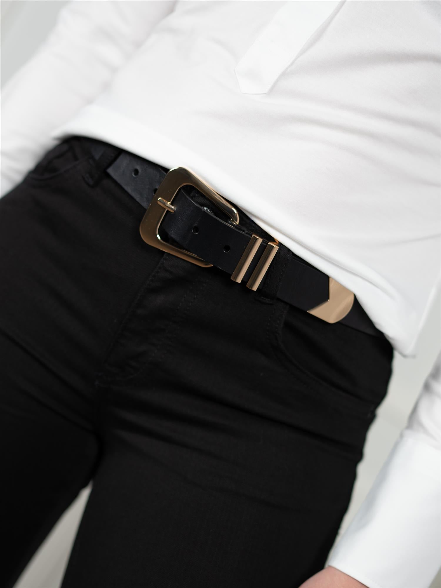 Camilla Pihl Bennett Belt Black Gold