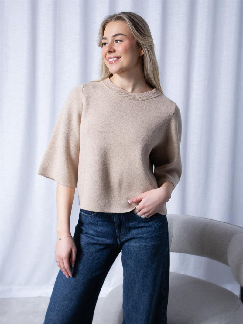Dear Dharma Jackie Tee Beige Mel