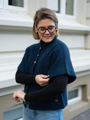 Busnel Vilanie Cardigan Darkblue Melange