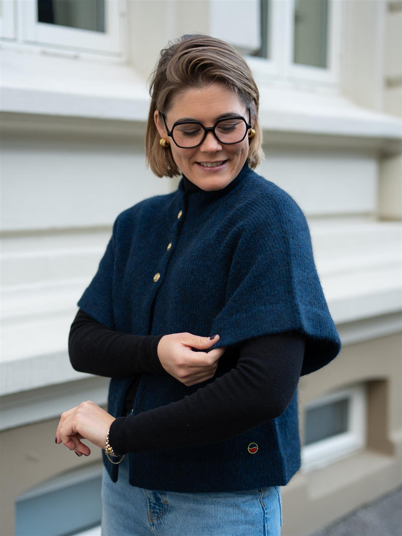 Busnel Vilanie Cardigan Darkblue Melange
