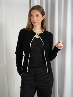 Ella&il Mika Merino Cardigan Black
