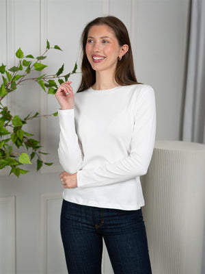 Ella&il Violet Longsleeve White