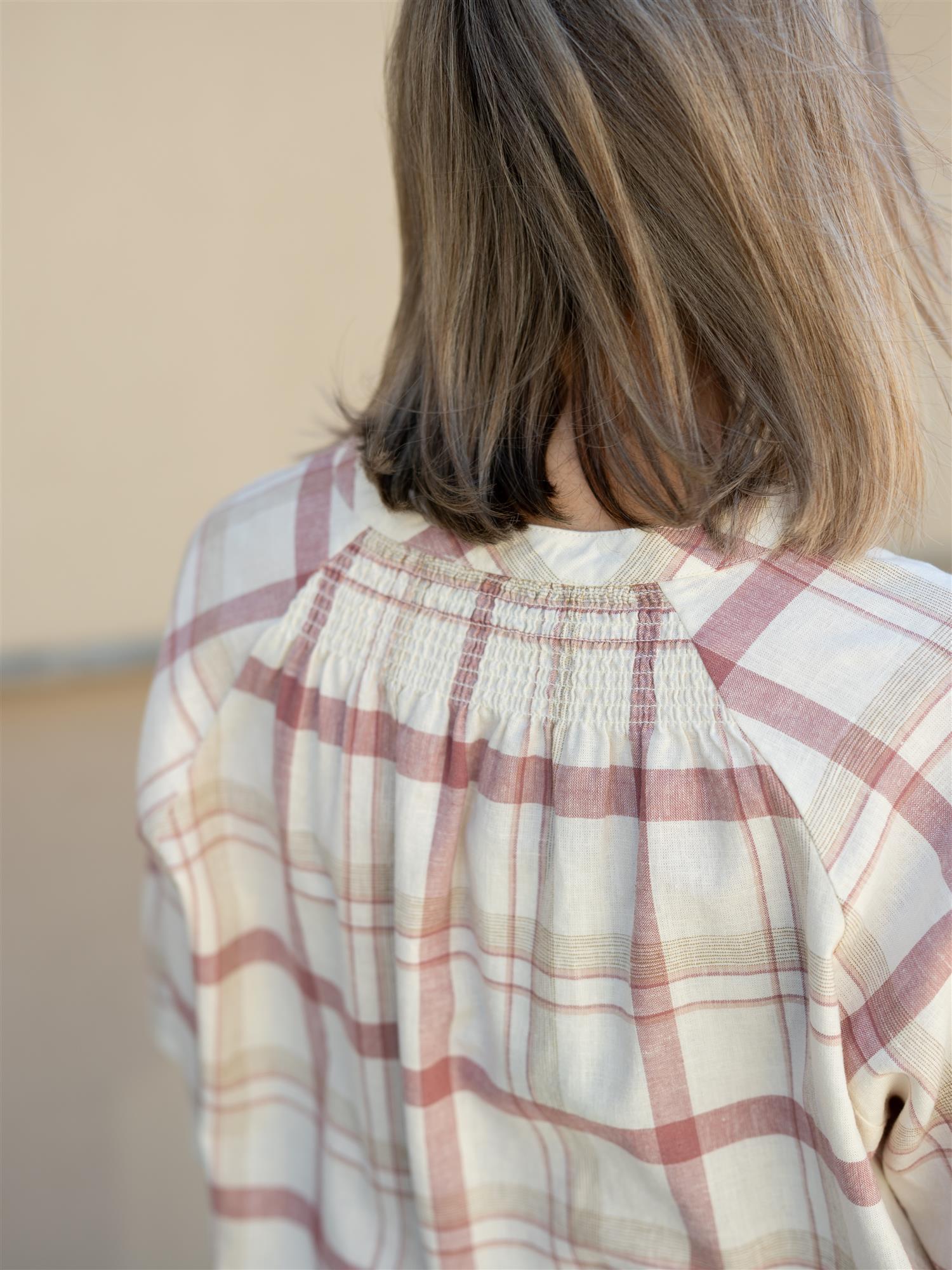 MMAssia Check Shirt Cowhide