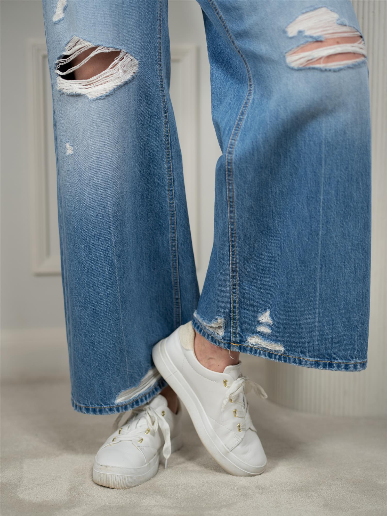 Cambio Palazzo Cropped Mia Charivari Autentic Destroy