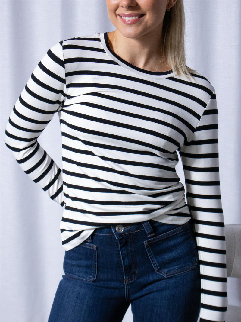 Stylein Canvey Top White Striped