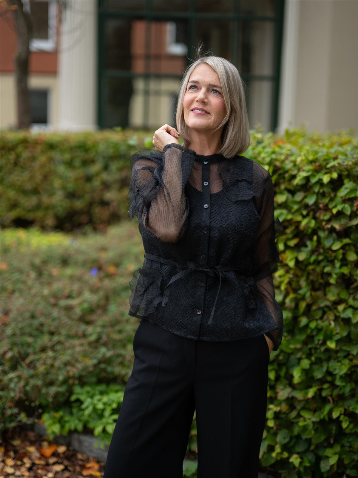 Komorebi Blouse Black