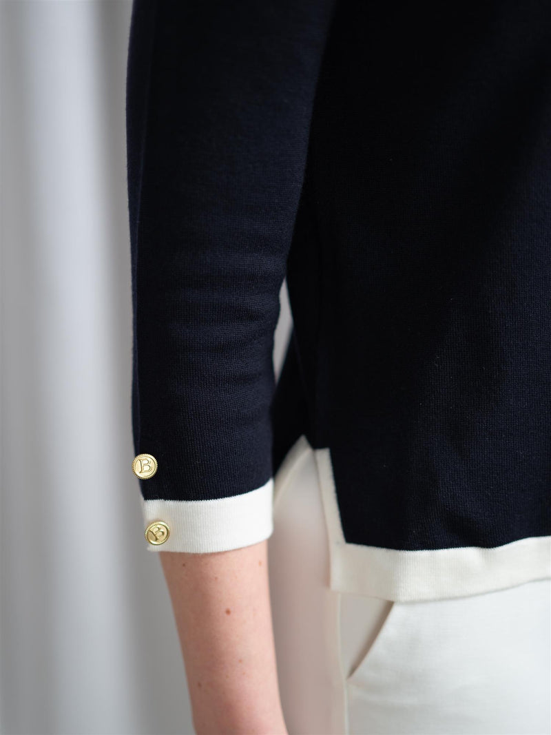 Busnel Helen Contrast Top