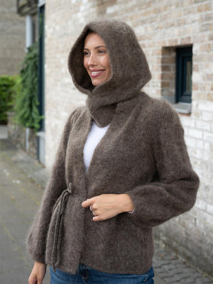 Ella&il Kajsa Chunky Balaclava Brown