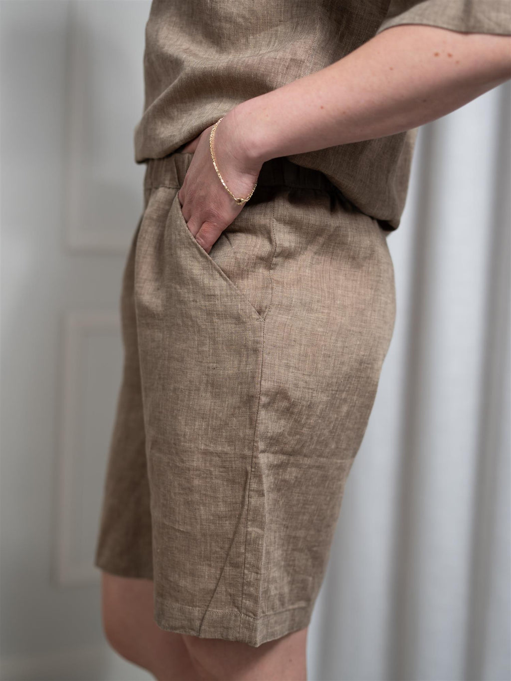Stenströms Joy Shorts Light Brown