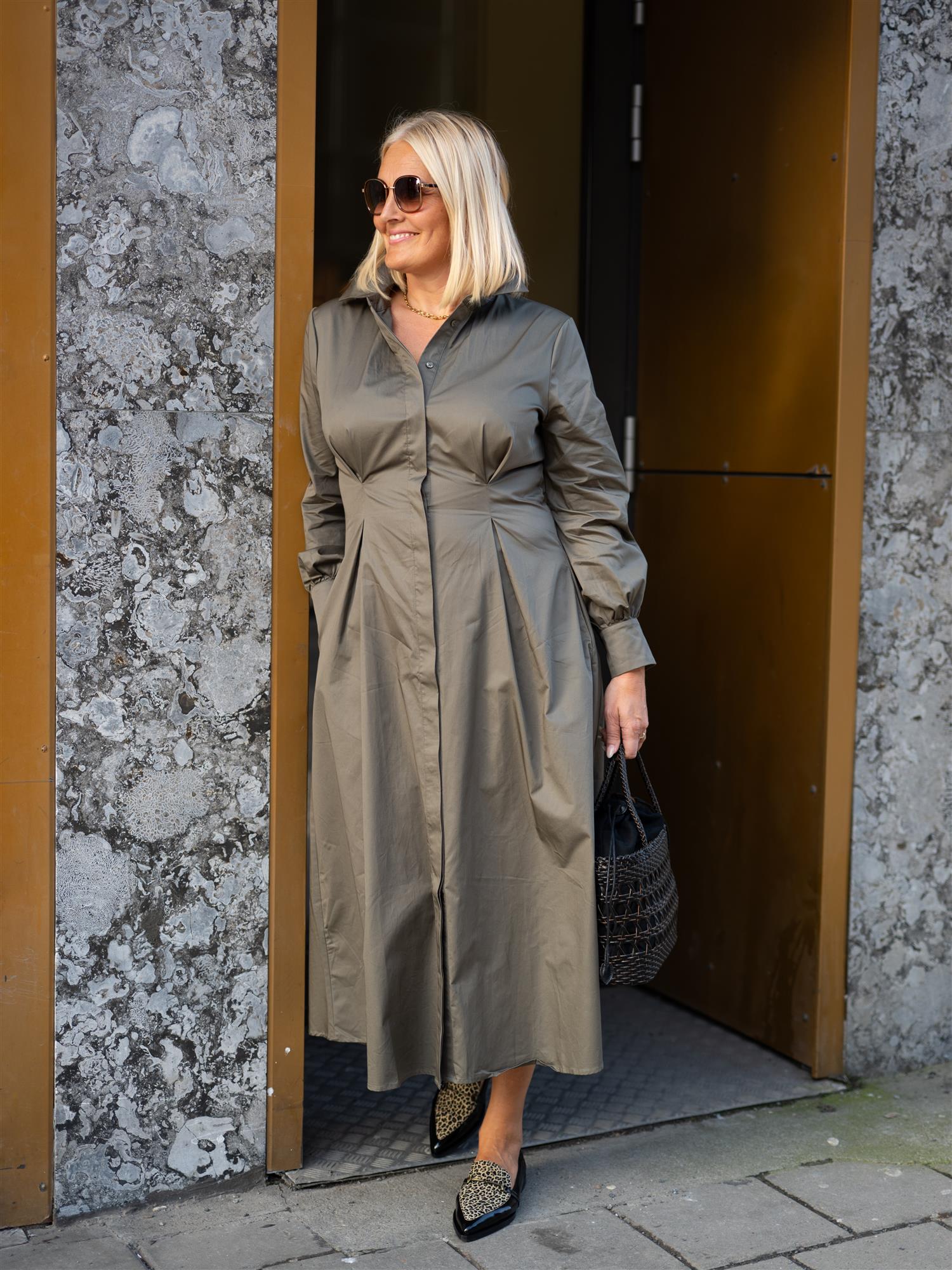 Camilla Pihl Leandra Dress Army