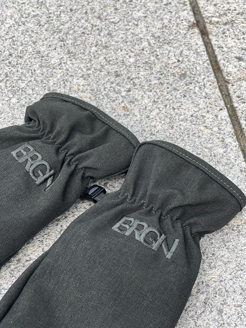 BRGN Mittens Rosin Dark Green