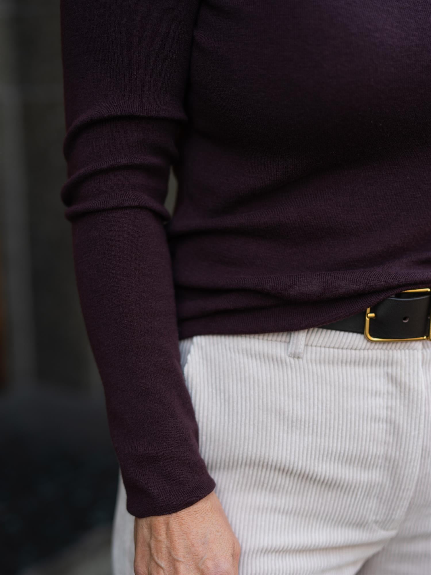 Mos Mosh Bouch O-neck Knit Fudge
