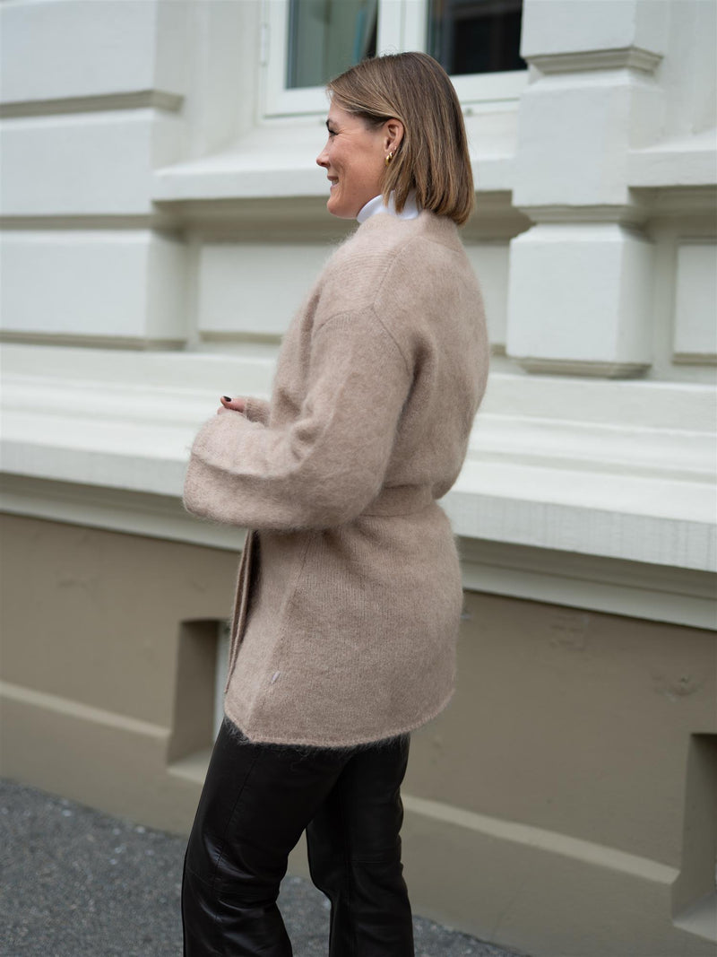 Ella&il Vera Chunky Cardigan Hazel Beige