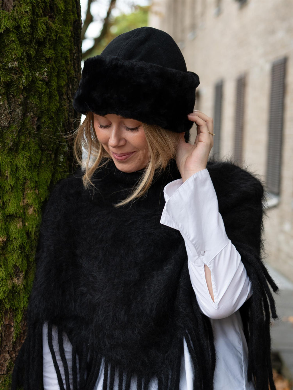 Beck Söndergaard Dora Shearling Hat Black