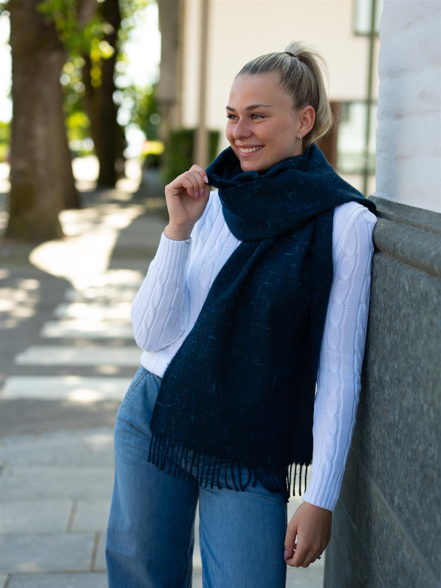 Jeanerica Sam scarf Blue