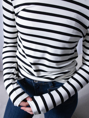 Stylein Canvey Top White Striped