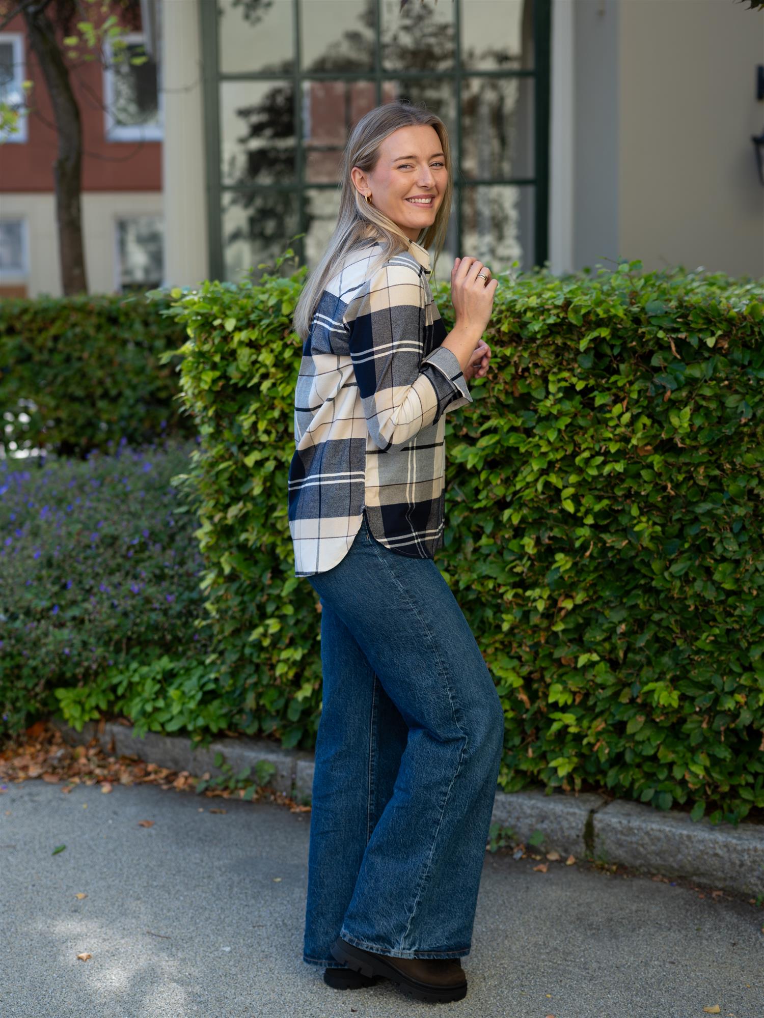 Anna Shirt Light Birchwood Tartan