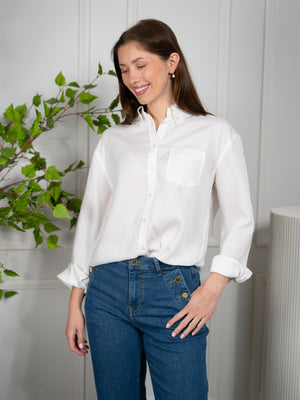 Gant Rel Indigo Shirt White