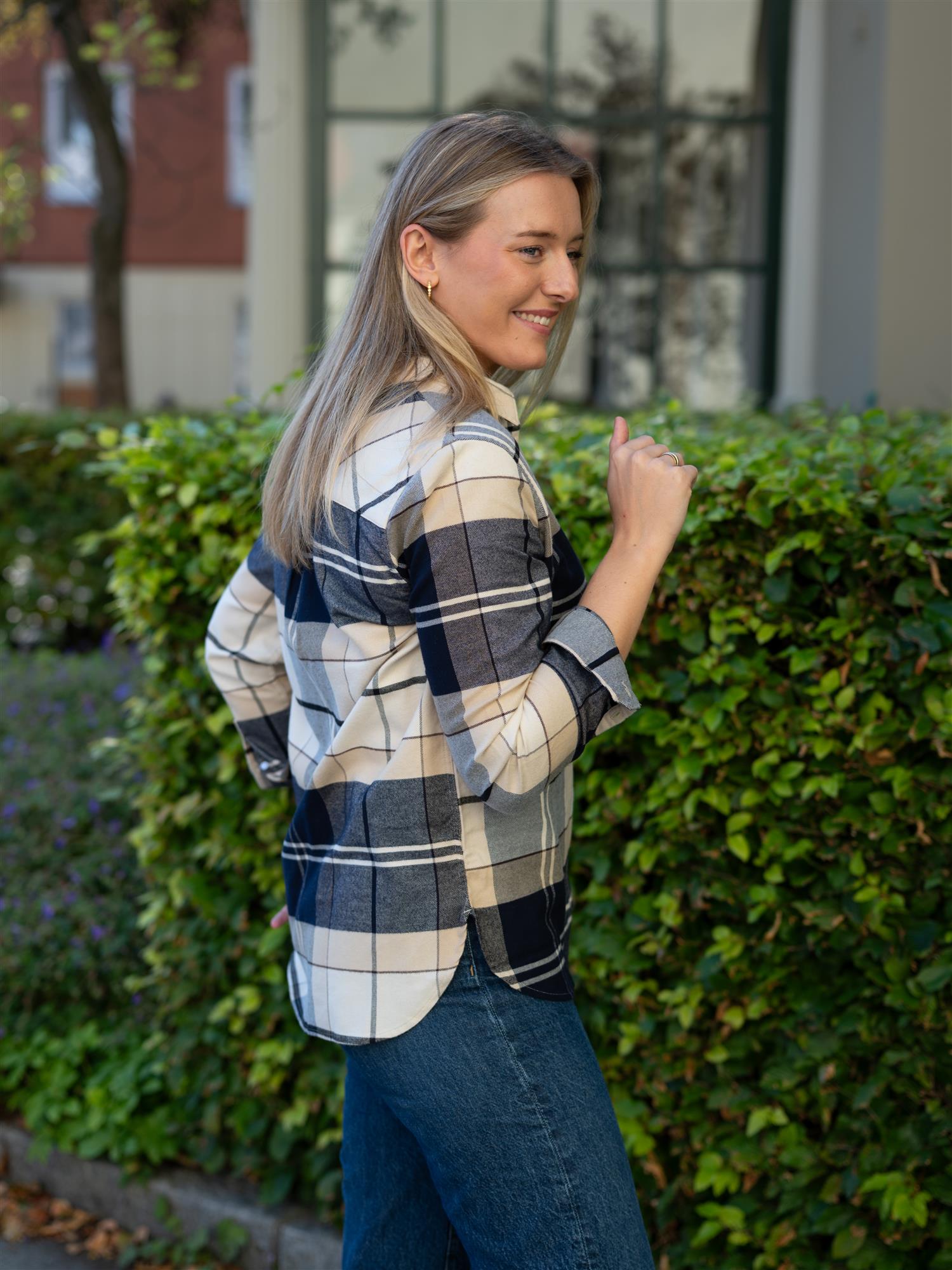 Anna Shirt Light Birchwood Tartan