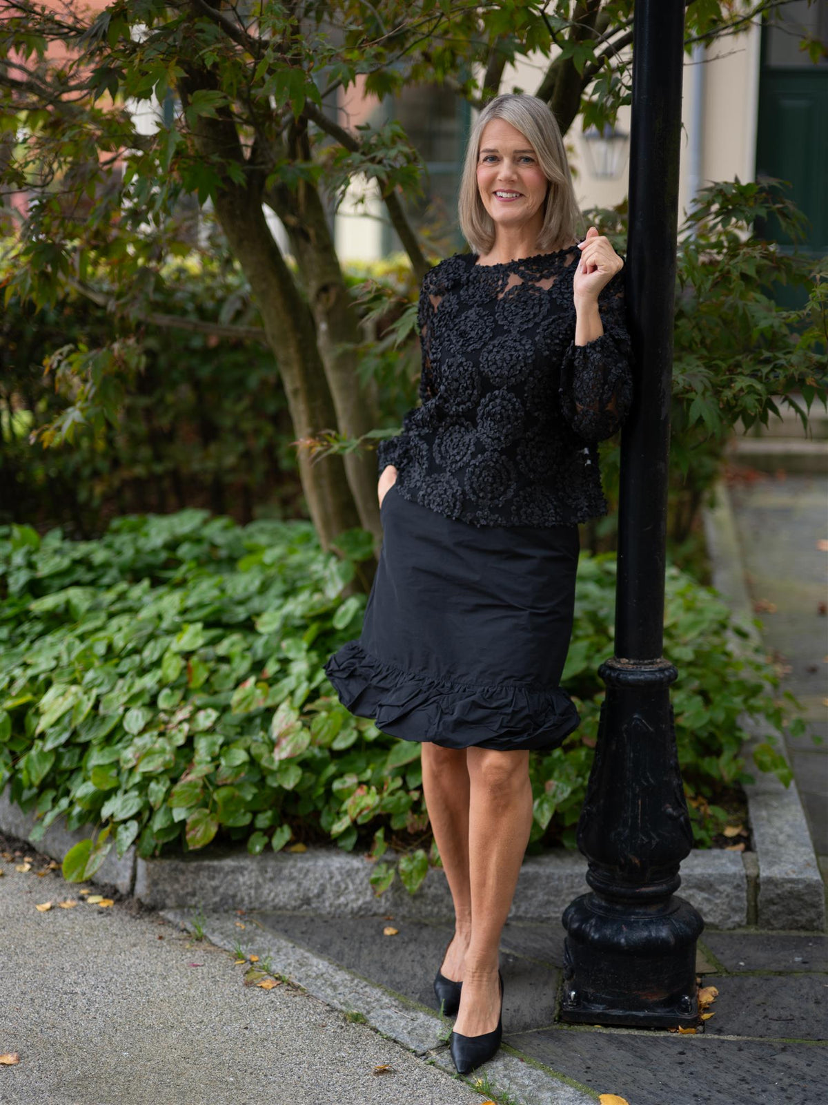 Fukkura Skirt Black