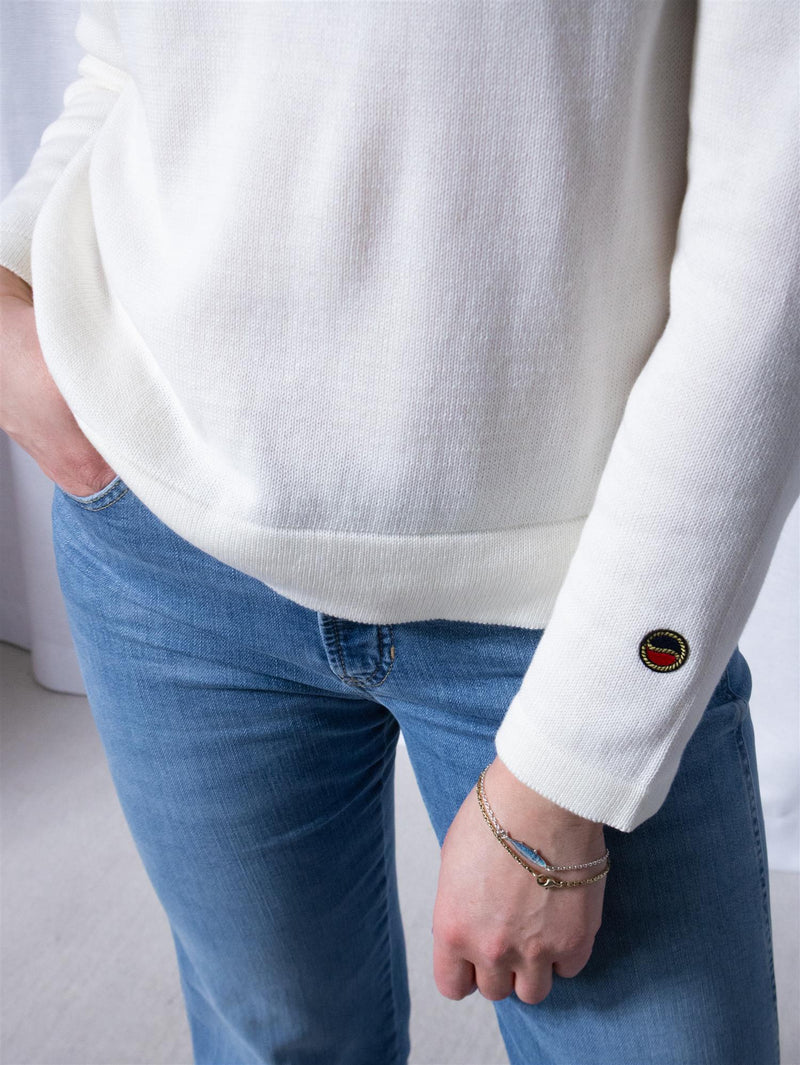 Busnel Carrie Sweater Ecru/Marine