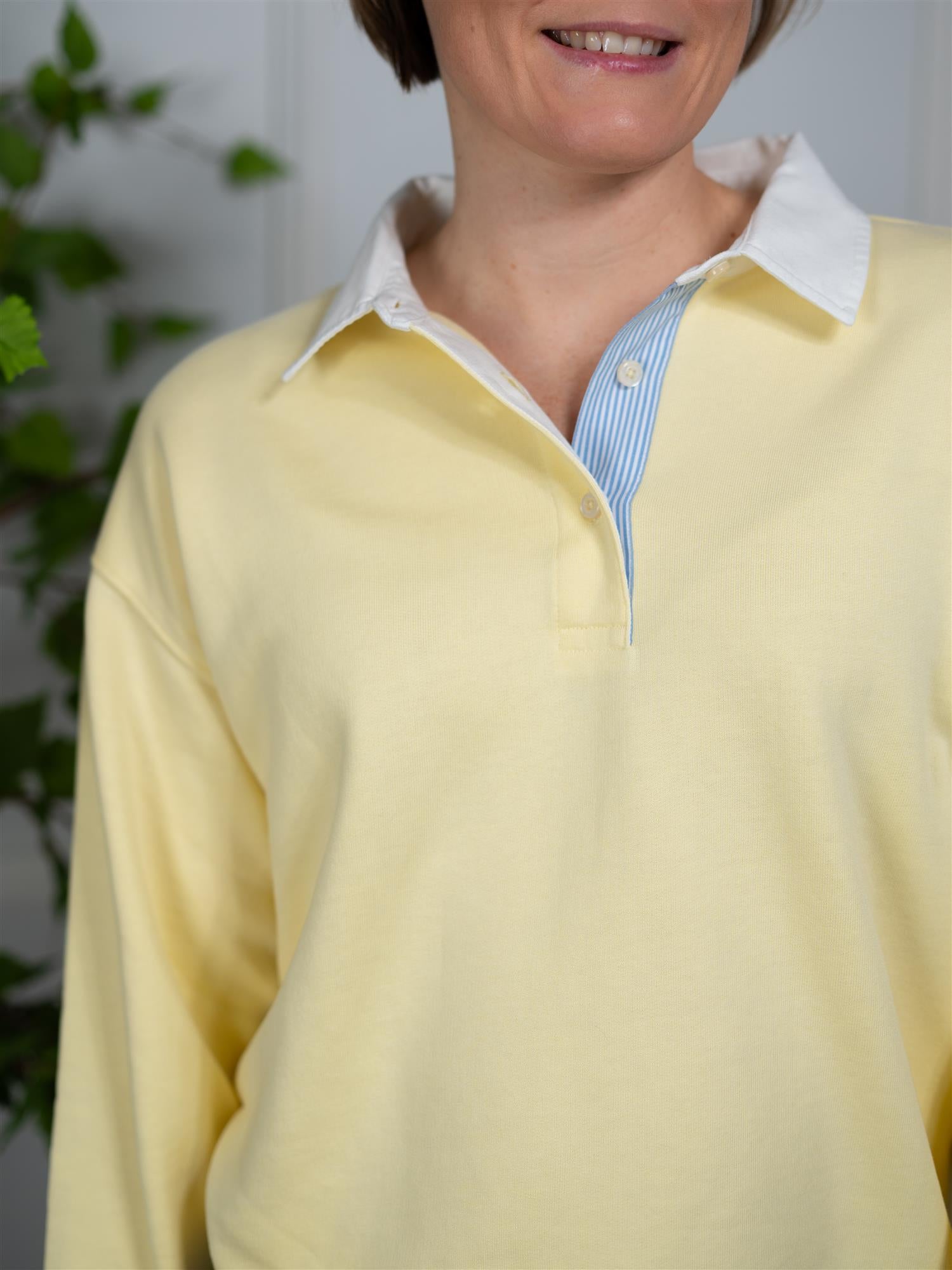Gant Rugger Sweatshirt Vanilla Yellow