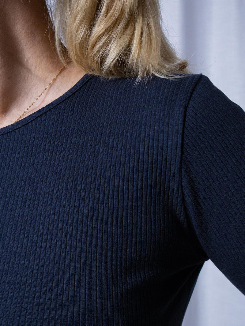 Bitte Kai Rand Naibu Rib Blouse Dark Midnight