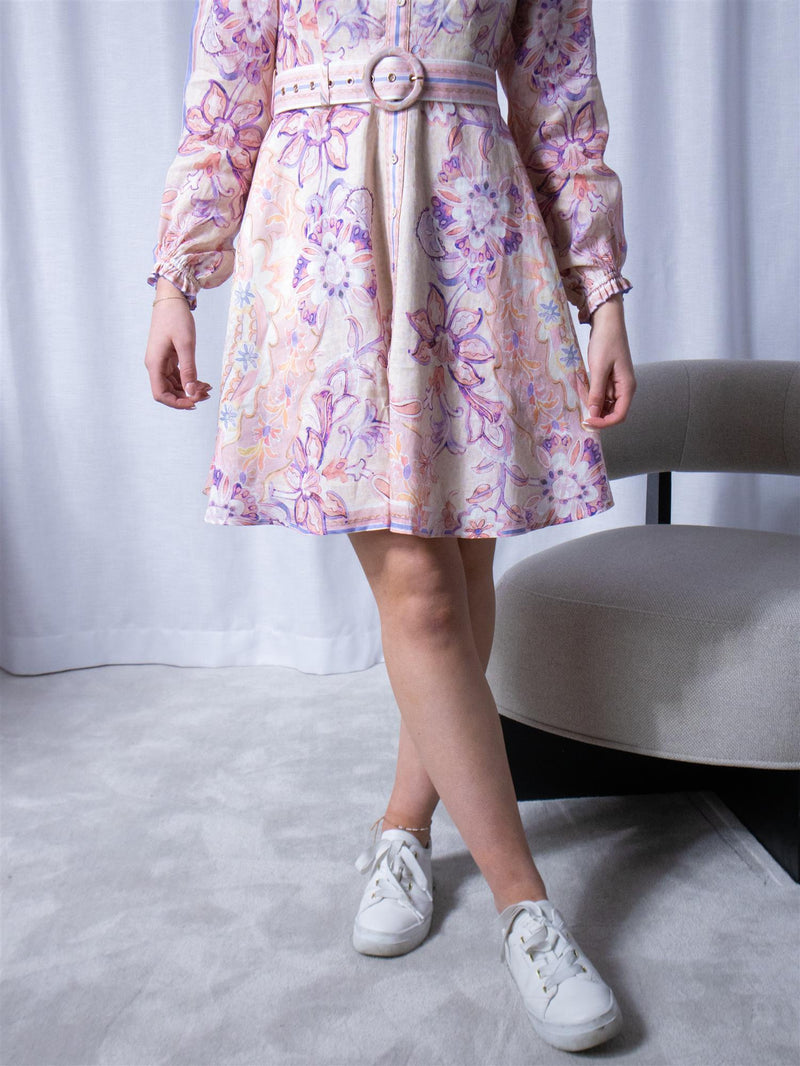 Hale Bob Miranda Short Dress Pink