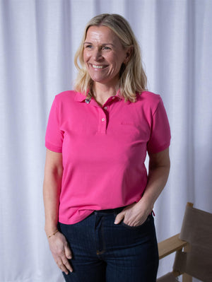 Barbour Bowford Polo Top Rose Pink