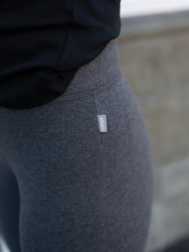 Ella&il Tilly Pants Dark Grey Melange