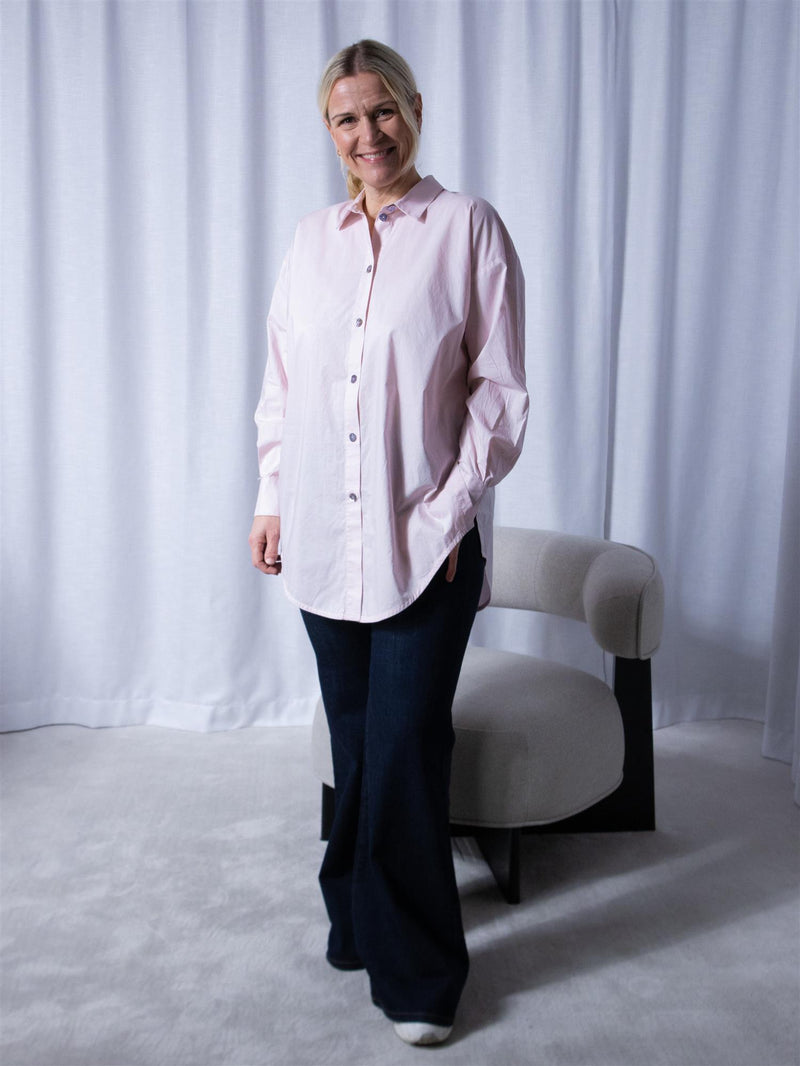 Bitte Kai Rand Core Cotton Shirt Pale Pink