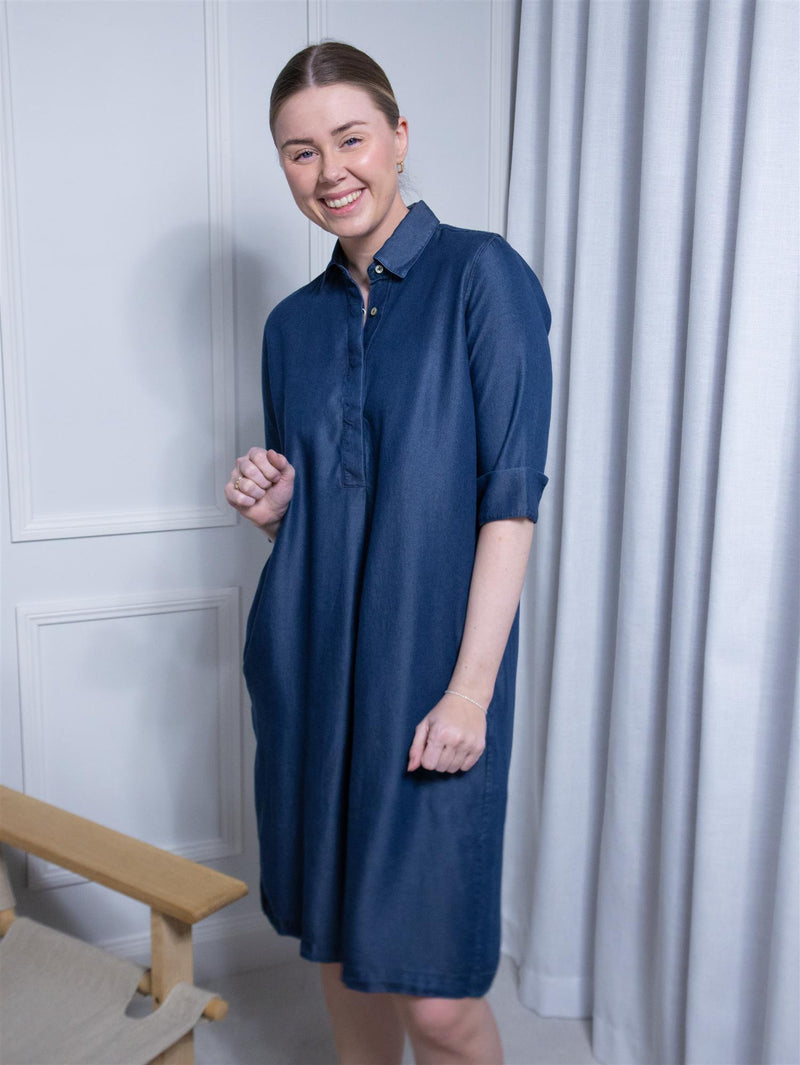 Stenströms Aud Dress Dark Blue