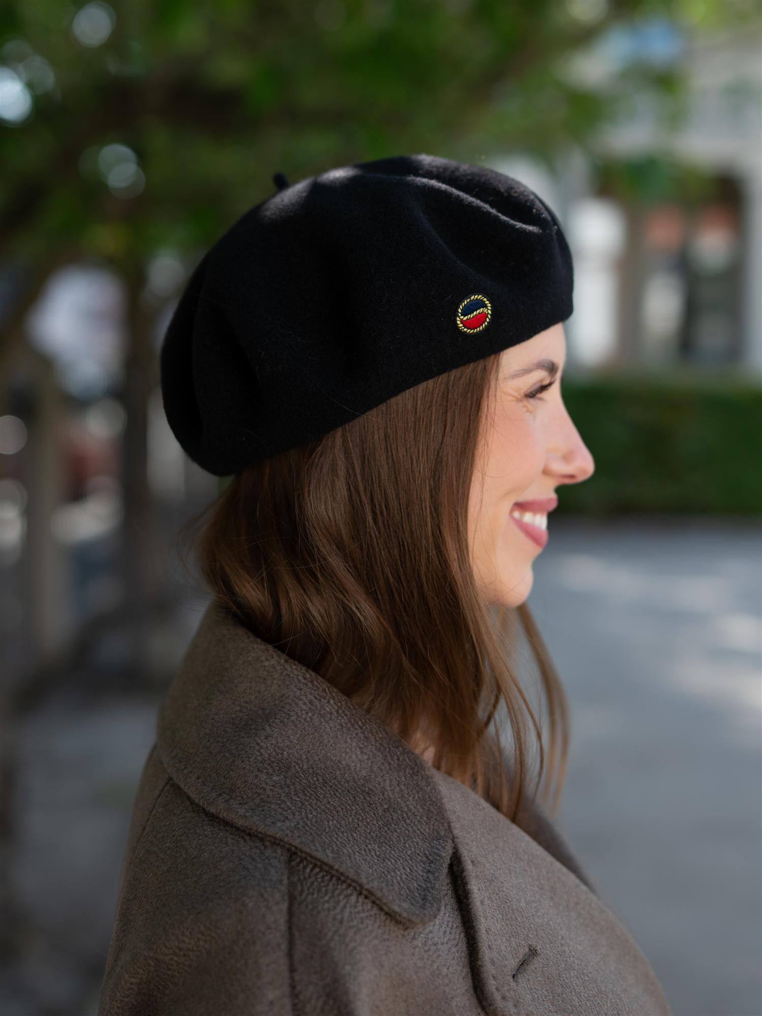 Beret Hat Black