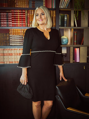 Ella&il Anna Merino Dress Black