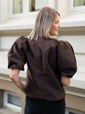 Camilla Pihl Maeve Blouse Dark Brown