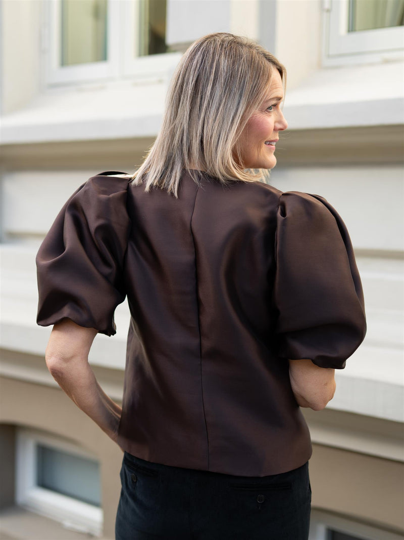 Camilla Pihl Maeve Blouse Dark Brown