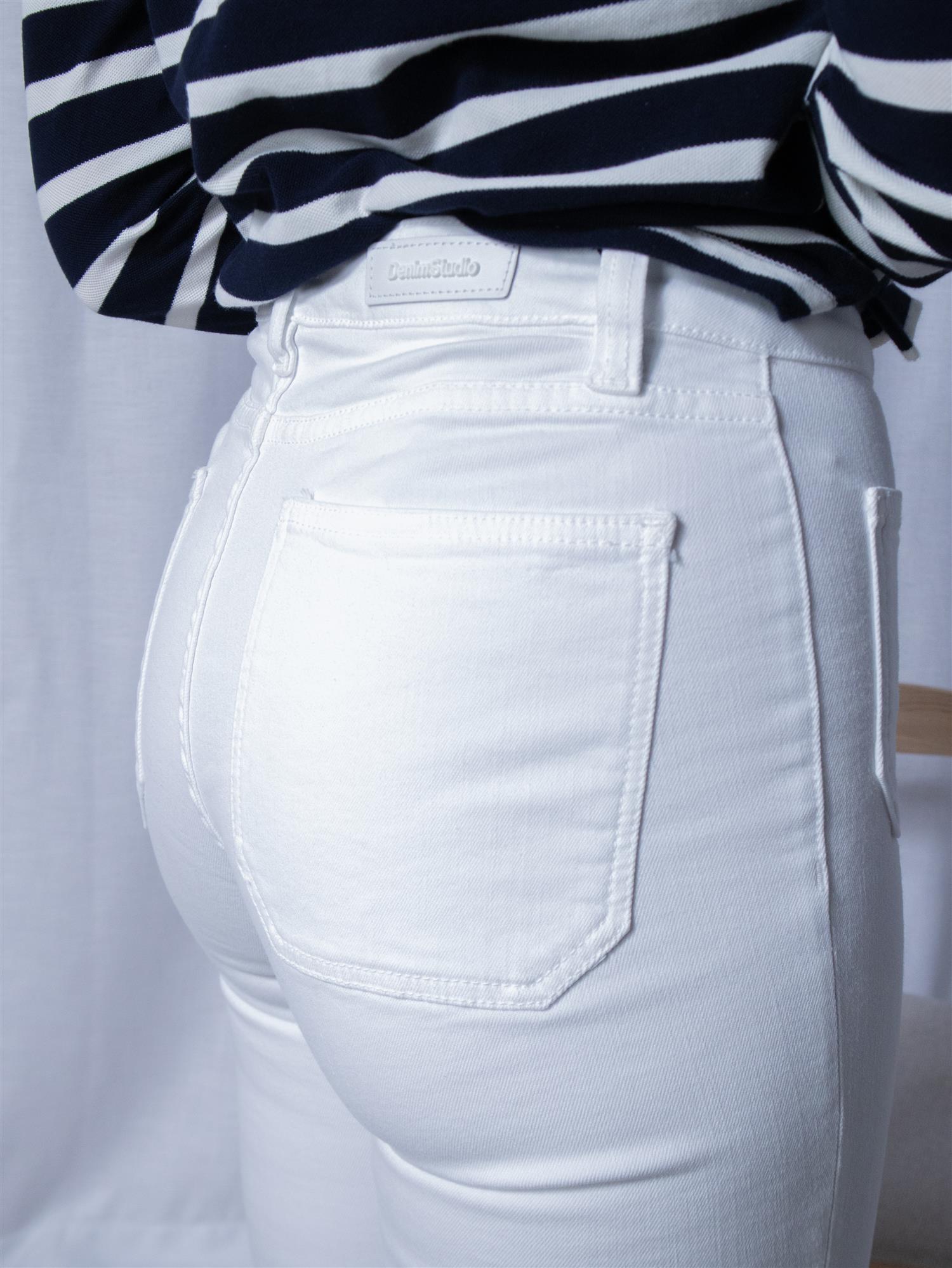 Denim Studio Jim Drill Cashmere Blanc