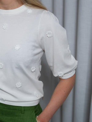 Fabienne Chapot Hilly Patch Pullover Cream White
