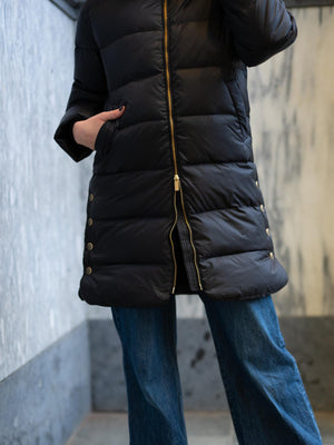 Busnel Farida Down Coat Black