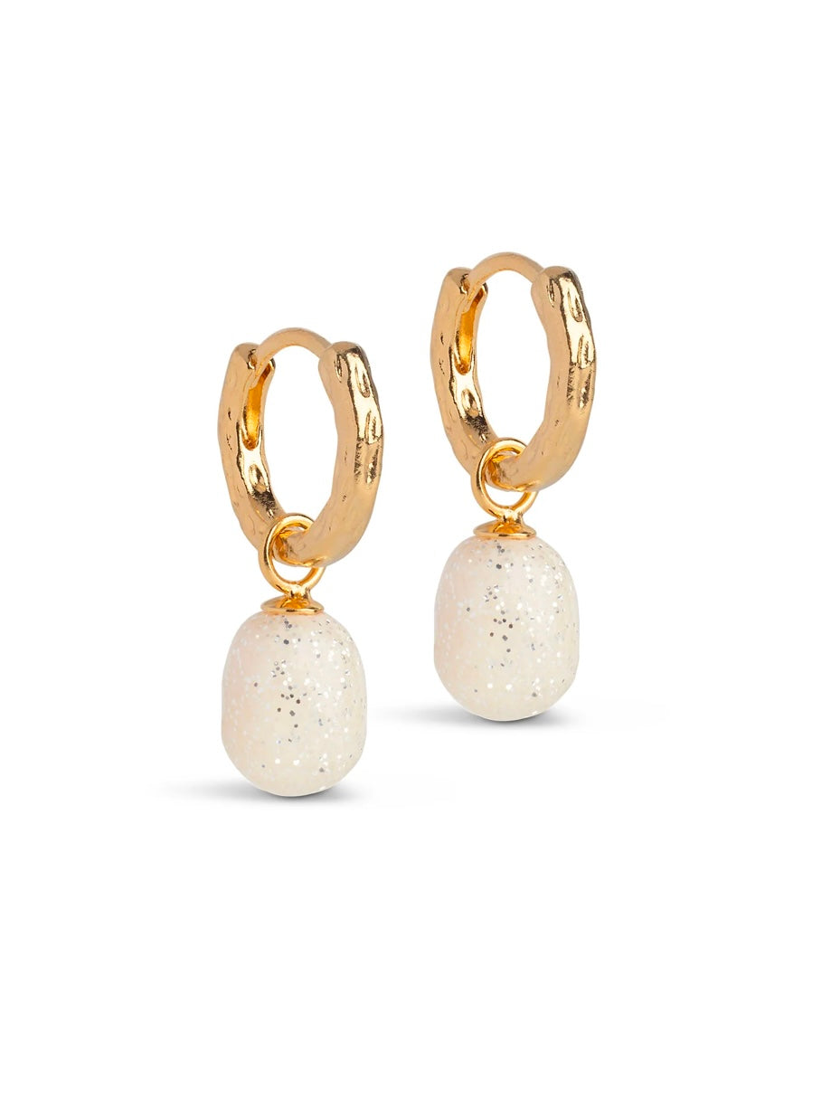 Enamel Significant Hoops