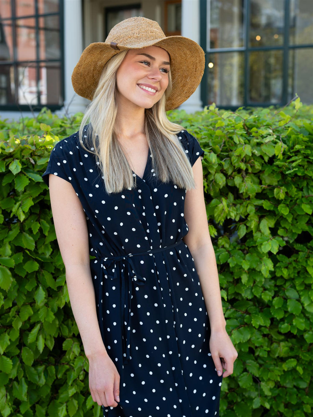 Gant Reg Dot Print Caftan Dress