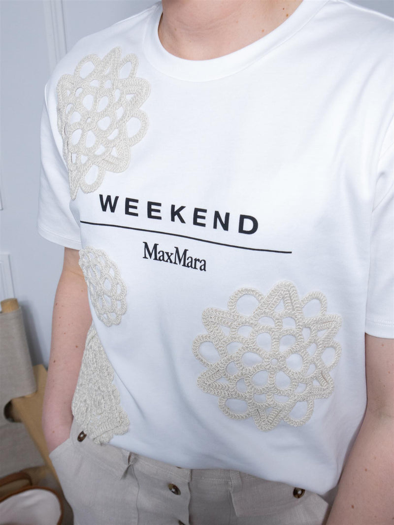 Max Mara Lecco White Lace