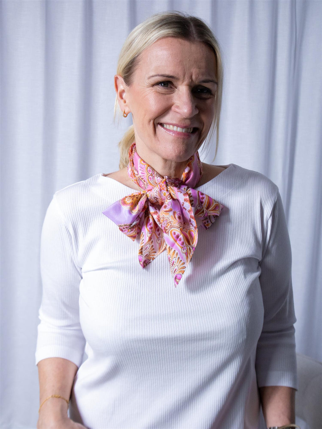Hale Bob Erin Scarf Coral