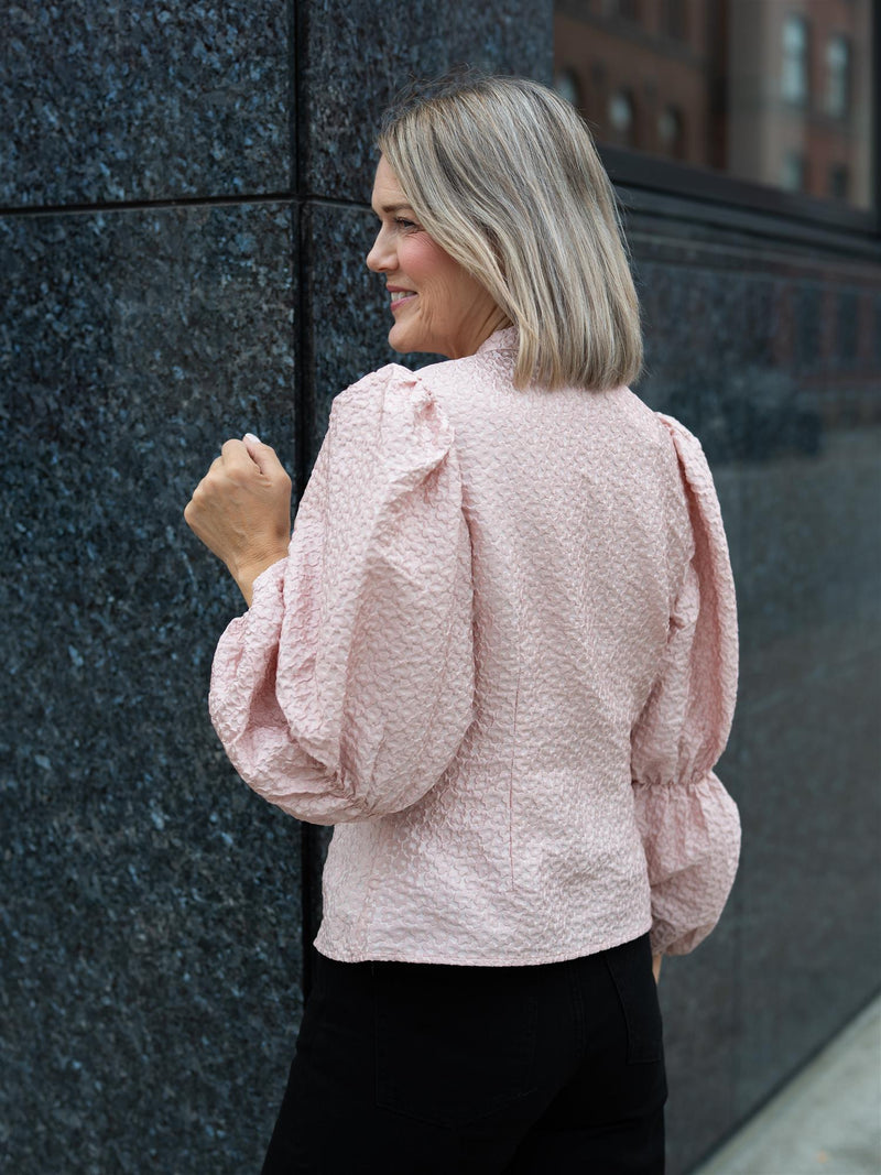 Janne Formoe Puffmedpaffblusen Pink