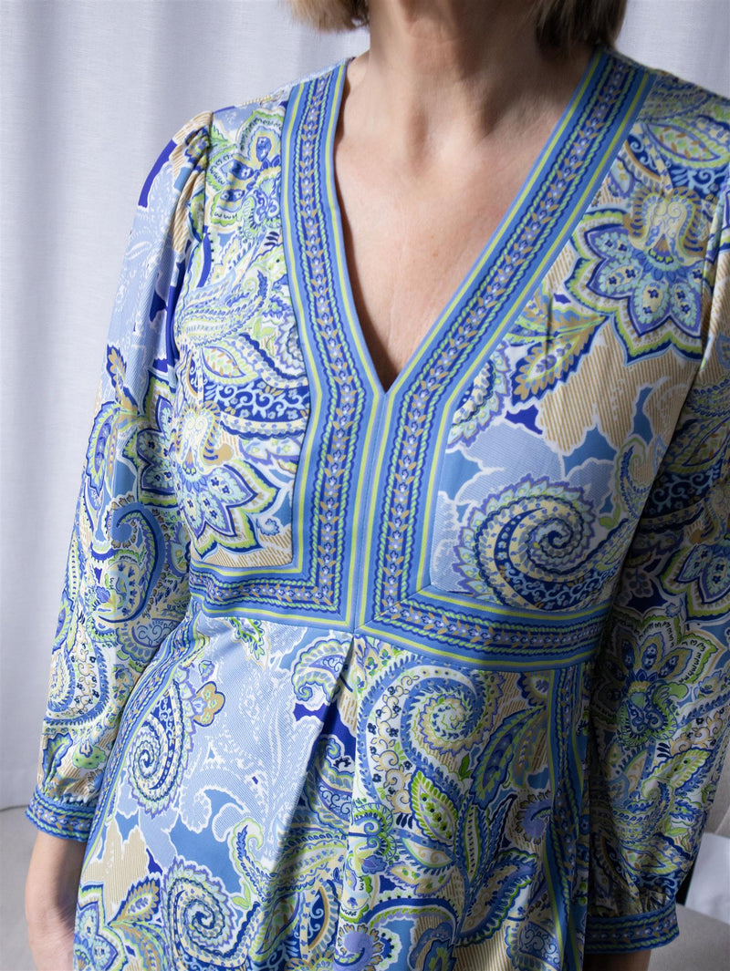 Hale Bob Remy Midi Dress Blue