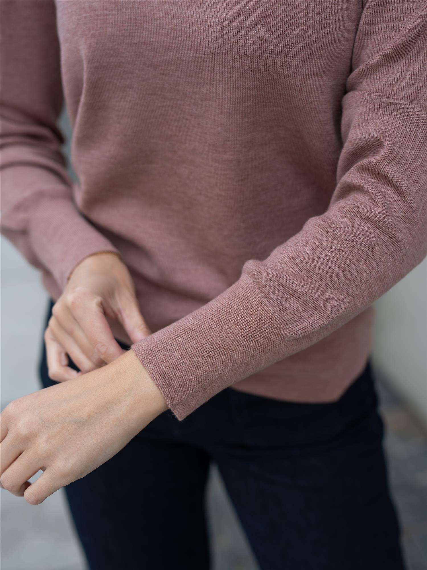 Mela Sweater Ash Rose Melange
