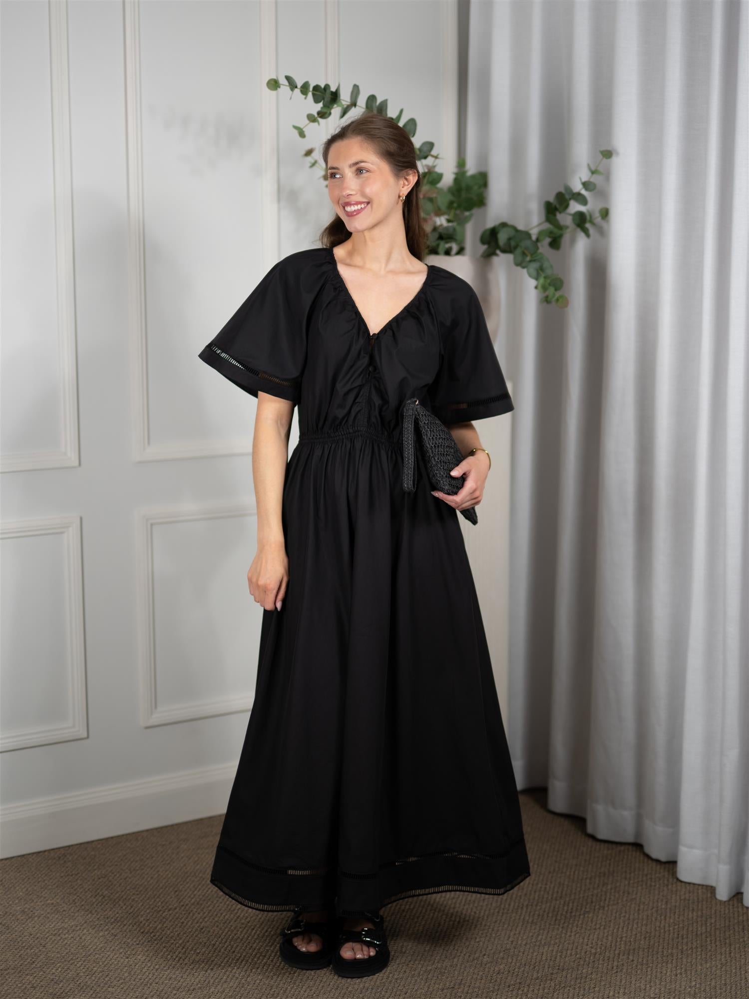 AKS LABEL Fiola Poplin Dress
