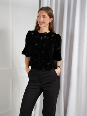 Fabienne Chapot Roarie Top Black