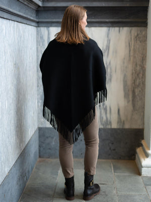 Christian Aks Alba Wool Scarf Black