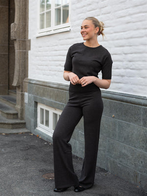 Ella&il Emmy Merino Top Dark Brown